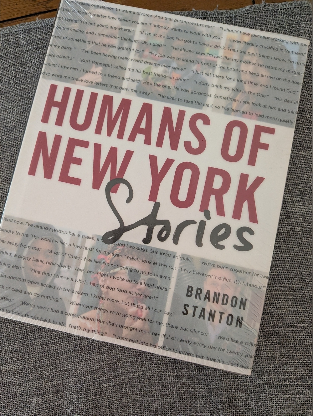 Humans of New York Stories by Brandon Stanton NWT